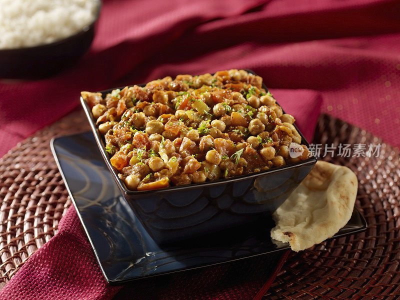 Chana Masala，印度素食菜肴